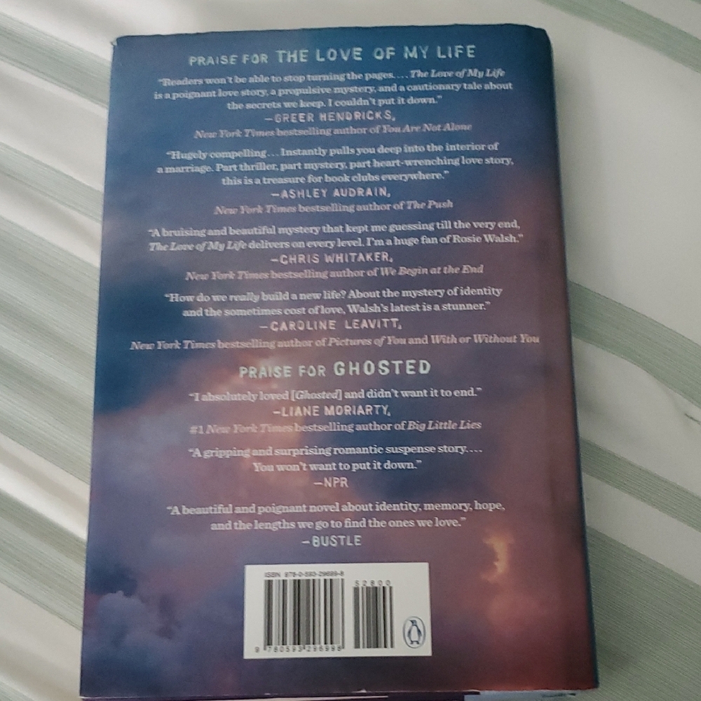 🎈The Love of My Life Hardcover Book By Rosie Walsh🎈 - Picture 2 of 5
